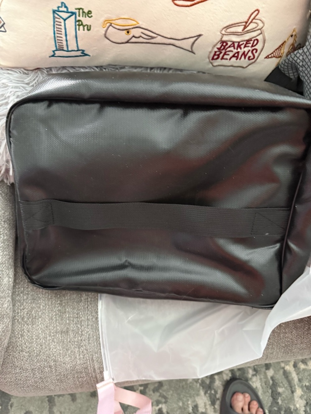 Unbranded Black Mini carry bag fir files and laptop. Fireproof